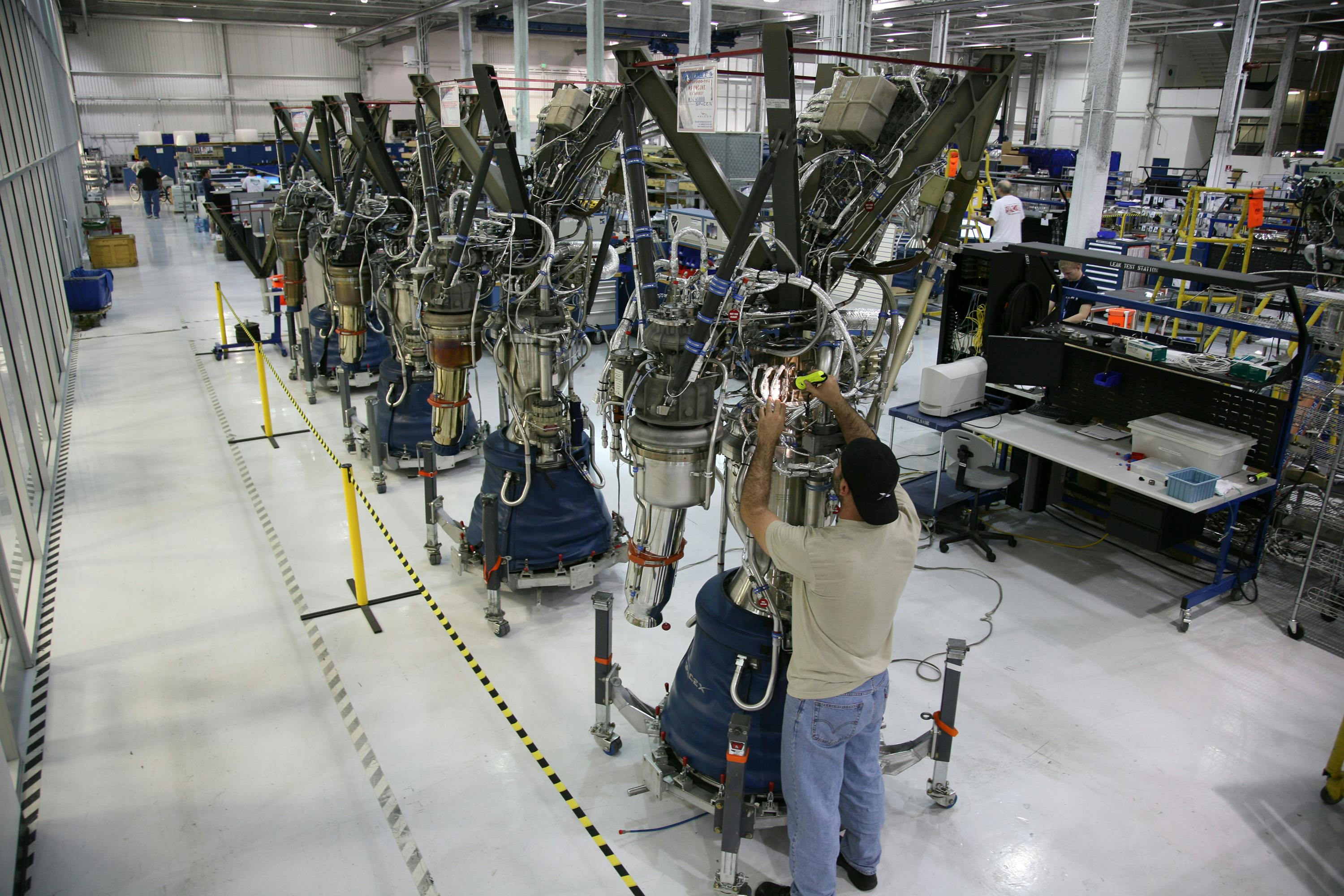 Man in manufacturing facility 